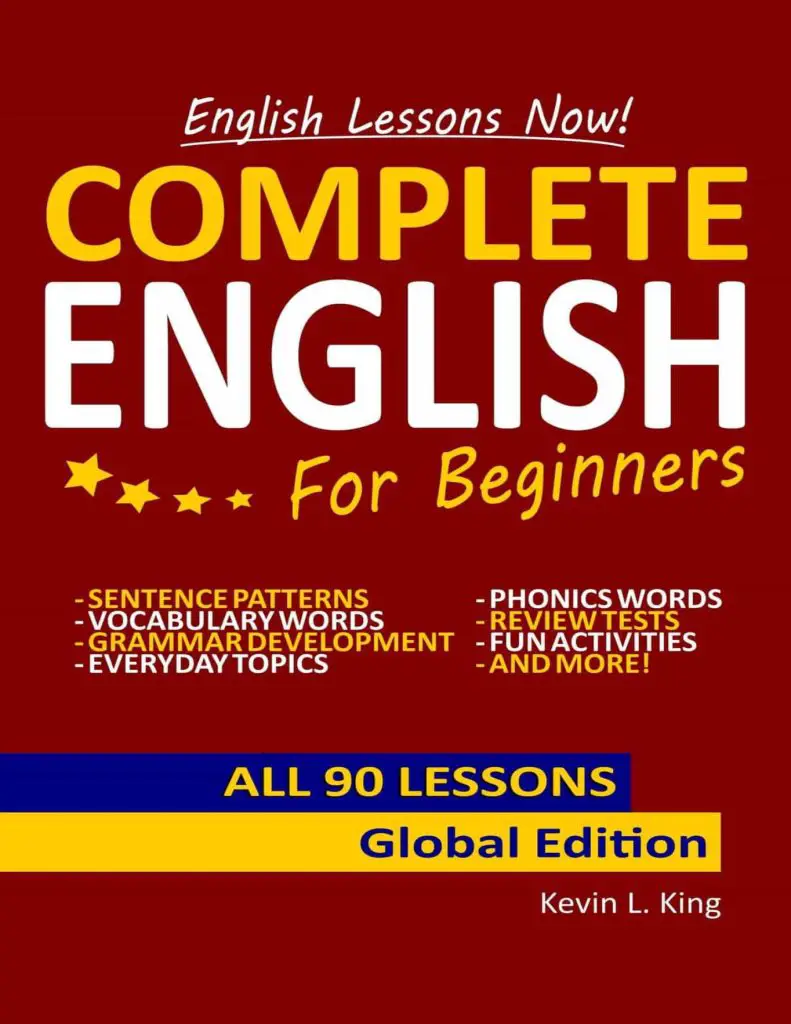 Complete English For Beginners All Lessons Book Worksheet House